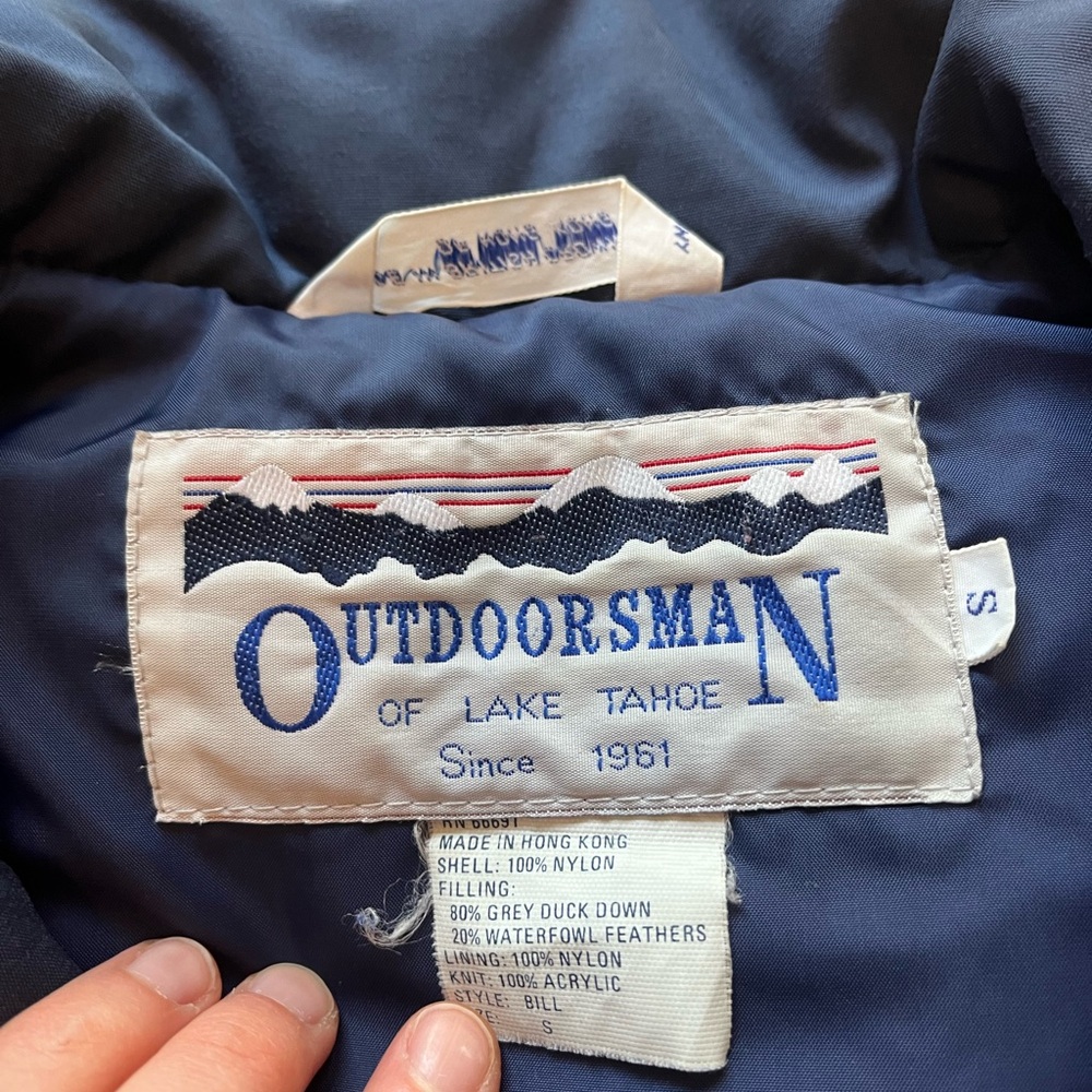 Red OUTDOORSMAN OF LAKE TAHOE Vest Size Small - Picture 5 of 7